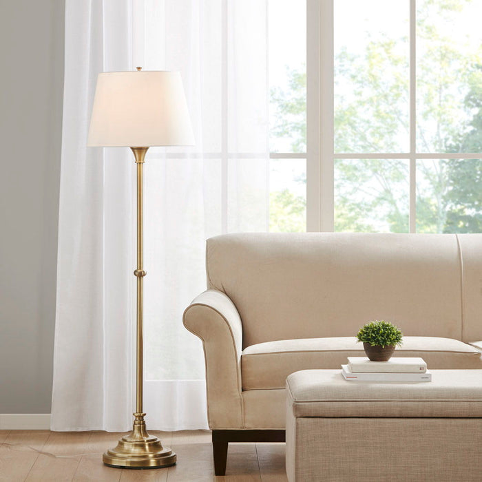Athena - 59" Floor Lamp - Antique Brass - Simple Home Plus