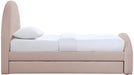 Andaz - Chenille Fabric Upholstered Trundle Bed - Simple Home Plus