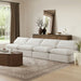 Indulge - Velvet 4 Seat Modular Armless Sofa - Simple Home Plus