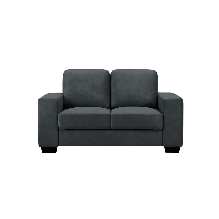 Yvonne - Fabric Loveseat With Track Arms