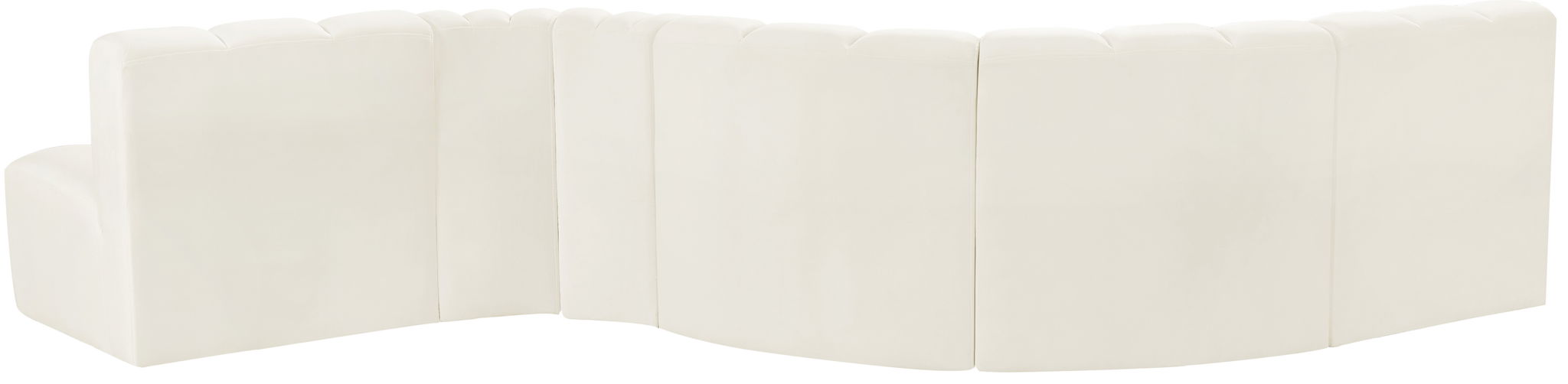 Arc - Velvet 6 Piece Curved Modular Sofa - Simple Home Plus