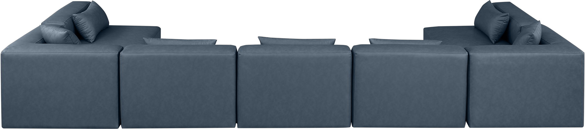 Cube - 7 Piece Modular U-Shaped Sectional - Simple Home Plus