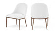 Ferro - Upholstered Dining Side Chair With Brushed Bronze Legs - Simple Home Plus