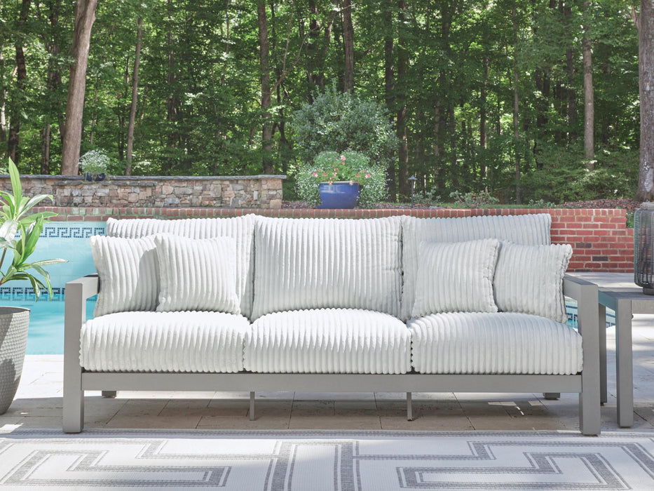 Hurley Park - Sofa With Cushion - Gray - Simple Home Plus