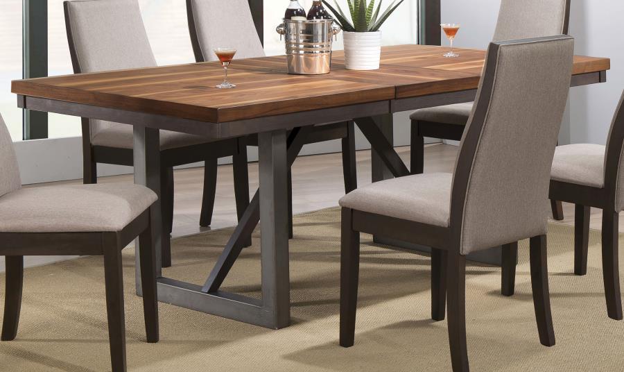 Spring Creek - Extension Dining Table - Natural Walnut - Simple Home Plus