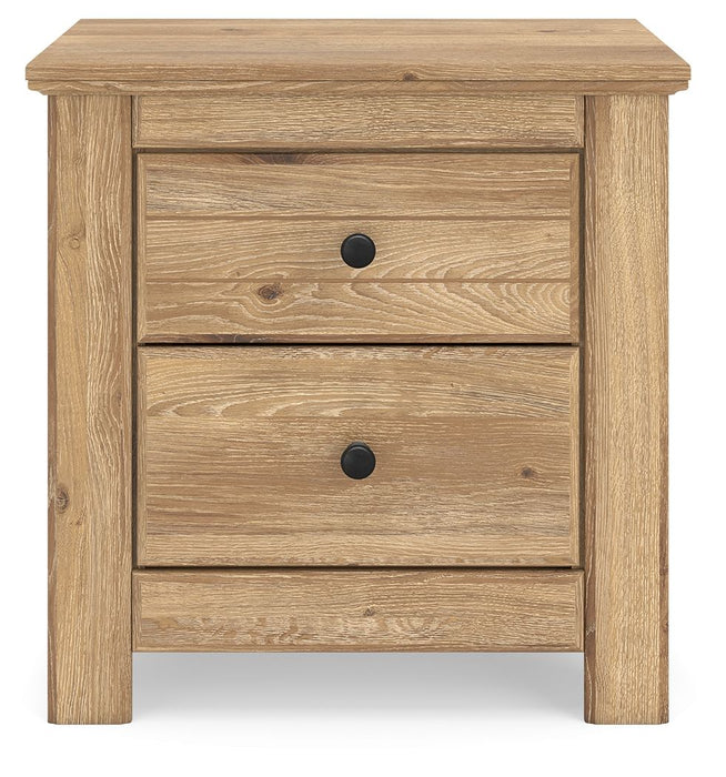 Makidern - Two Drawer Night Stand - Simple Home Plus