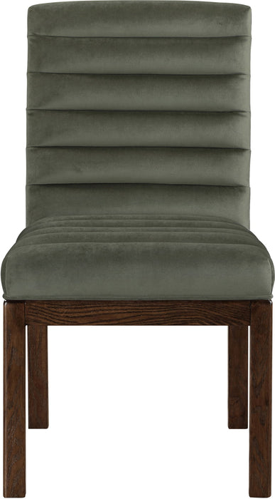 Evelyn - Dining Chair With Brown Legs - Simple Home Plus
