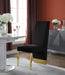 Porsha - Dining Chair with Gold Legs(Set of 2) - Simple Home Plus