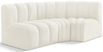 Arc - Velvet 3 Piece Sofa - Simple Home Plus