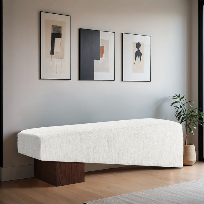 Alora - Bench - Dark Brown Base - Simple Home Plus