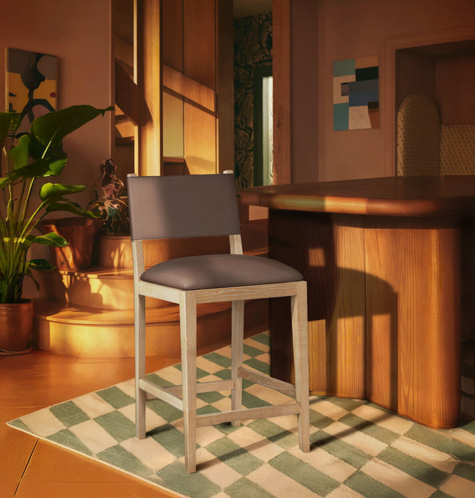 Avon - Vegan Leather Counter Stool - Simple Home Plus