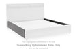 Verishaw - Queen/King Upholstered Rails - Gray - Simple Home Plus