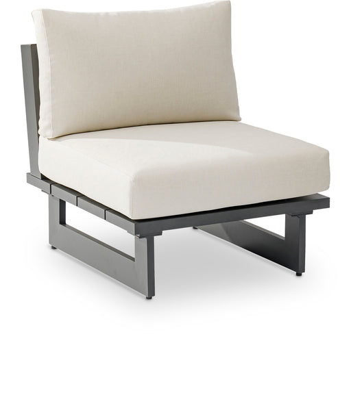 Maldives - Water Resistant Outdoor Patio Armless Chair With Gray Frame - Simple Home Plus