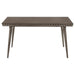 Onslow - Rectangular Wood Dining Table - Dark Brown - Simple Home Plus