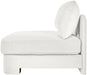 Hammond - Velvet Performance Fabric Upholstered Armless Chair - Simple Home Plus