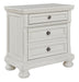 Robbinsdale - Antique White - Two Drawer Night Stand - Simple Home Plus