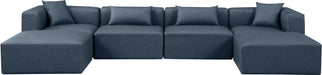 Cube - 6 Piece Modular Double Chaise Sectional - Simple Home Plus