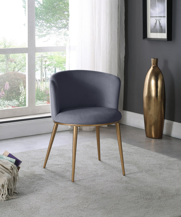 Skylar - Dining Chair with Gold Legs (Set of 2) - Simple Home Plus