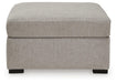 ModMax Luxe - Oversized Accent Ottoman - Flint - Simple Home Plus