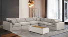 Comfy - 6 Piece Linen Modular Corner Sectional - Simple Home Plus