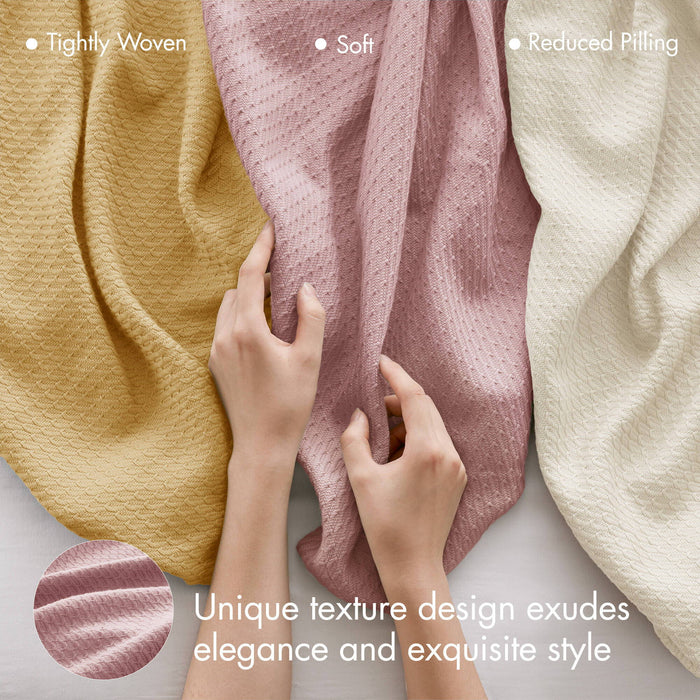 Egyptian Cotton - Twin Blanket - Rose