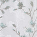 Magnolia - Floral Printed Burnout Shower Curtain - Aqua - Simple Home Plus