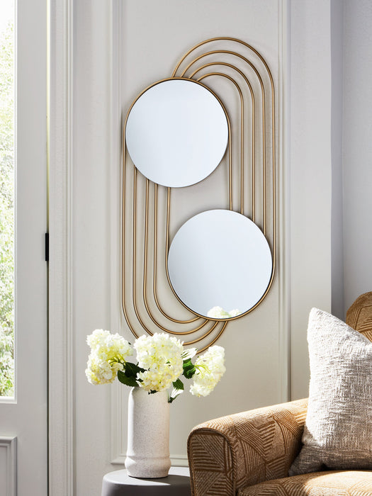 Warrenley - Gold Finish - Accent Mirror - Simple Home Plus