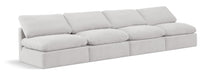 Indulge - Velvet 4 Seat Modular Armless Sofa - Simple Home Plus