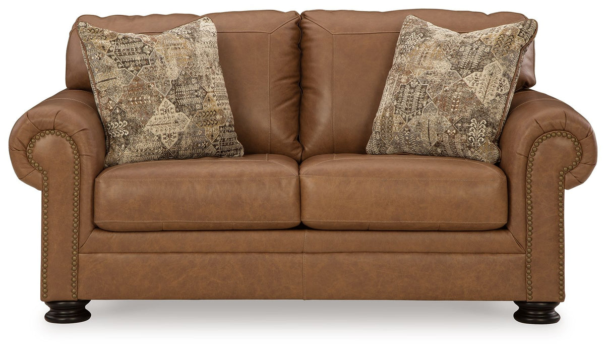 Carianna - Caramel - Loveseat - Simple Home Plus