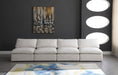 Plush - Modular Armless 4 Seat Sofa - Simple Home Plus