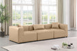 Cube - Modular 3 Piece Sofa - Tan - Simple Home Plus