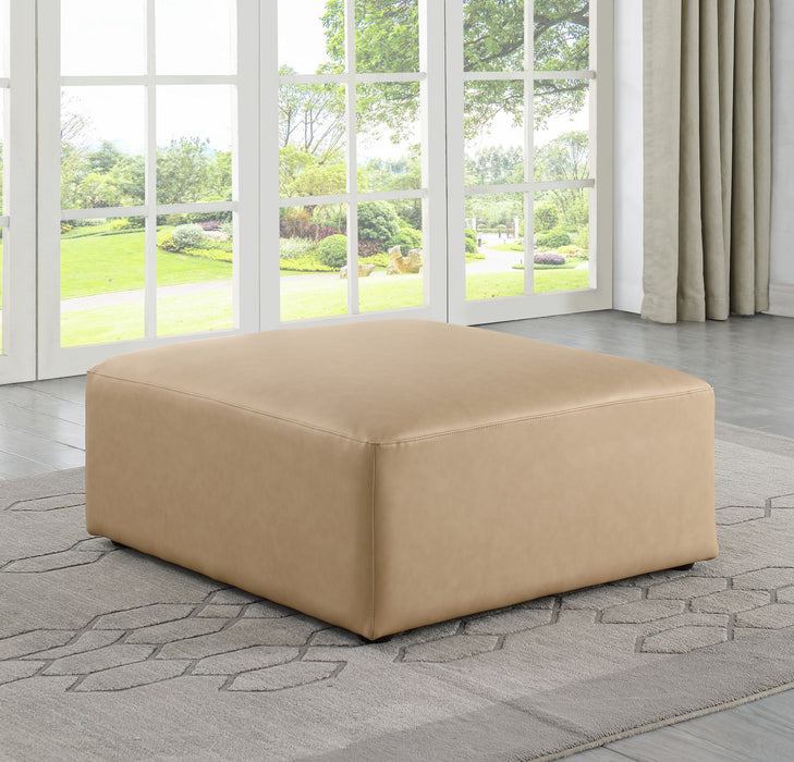 Cube - Ottoman - Tan - Simple Home Plus