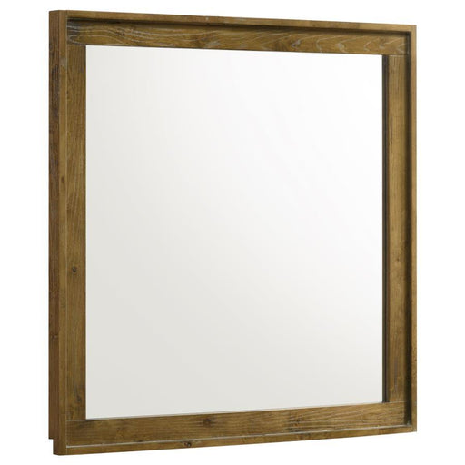 Henderson - Dresser Mirror - Medium Oak - Simple Home Plus