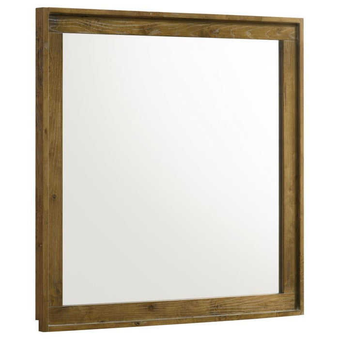 Henderson - Dresser Mirror - Medium Oak - Simple Home Plus