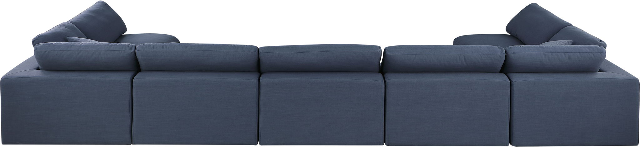 Comfy - 7 Piece Linen Modular Armless Sectional - Simple Home Plus