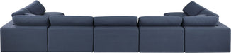 Comfy - 7 Piece Linen Modular Armless Sectional - Simple Home Plus