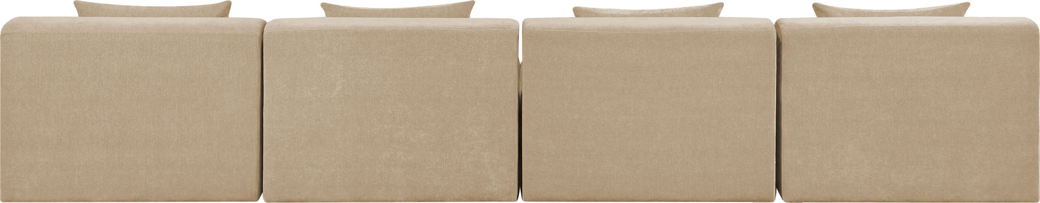 Stellar - 4 Piece Upholstered Modular Sectional - Simple Home Plus