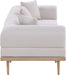 Laguna - 3 Piece Resilient Water Resistant Fabric 106.5" Upholstered Outdoor Patio Modular Sofa - Simple Home Plus