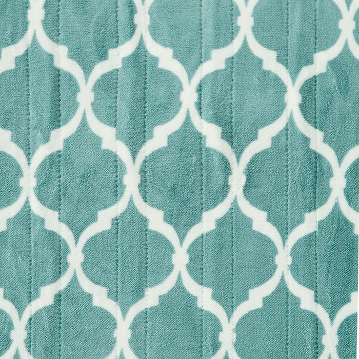 Heated Ogee - Throw - Aqua - Simple Home Plus