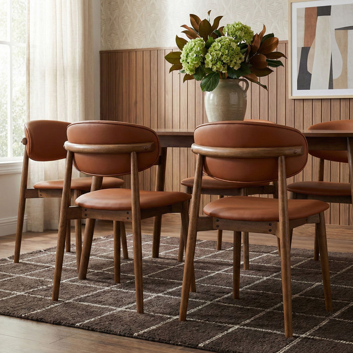 Leesa - Upholstered Dining Chair (Set of 2) - Simple Home Plus