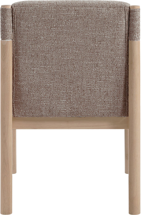 Eloura - Linen Textured Fabric Upholstered Dining Chair (Set of 2) - Simple Home Plus