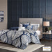 Vienna - 6 Piece Printed Duvet Cover Set - Indigo - Simple Home Plus