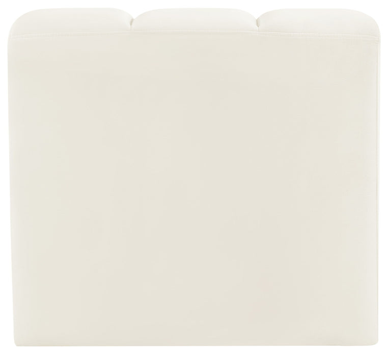 Arc - Velvet Curved Corner Chair - Simple Home Plus