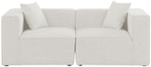 Cube - Linen Modular 2 Seat Sofa - Simple Home Plus