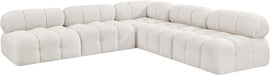 Ames - 5 Piece Fabric Modular Corner Sectional - Simple Home Plus