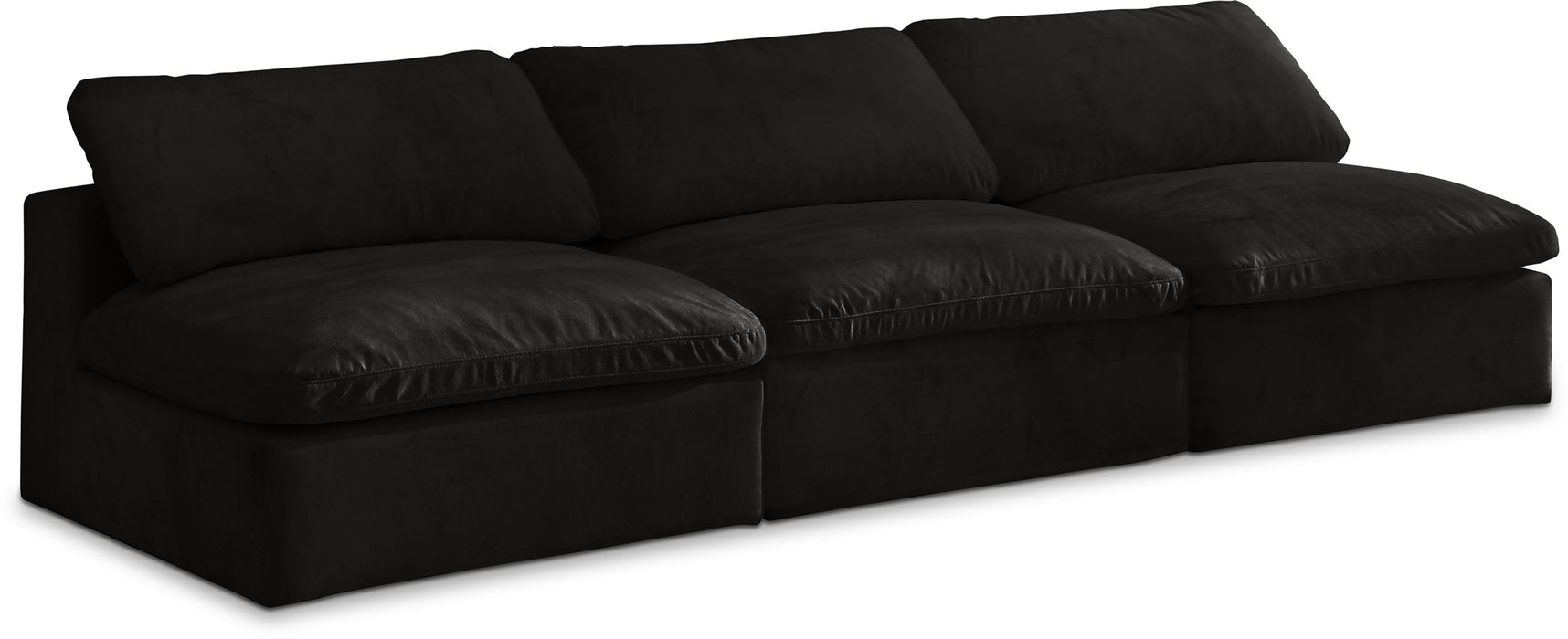 Cozy - Modular Armless 3 Seat Sofa - Simple Home Plus