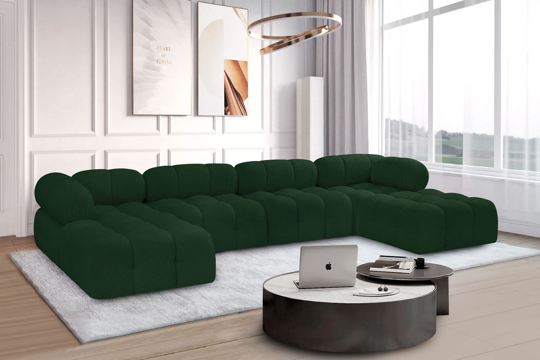 Ames - 6 Piece Fabric Modular U-Shaped Sectional - Simple Home Plus