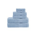 Organic - 6 Piece Towel Set - Blue - Simple Home Plus