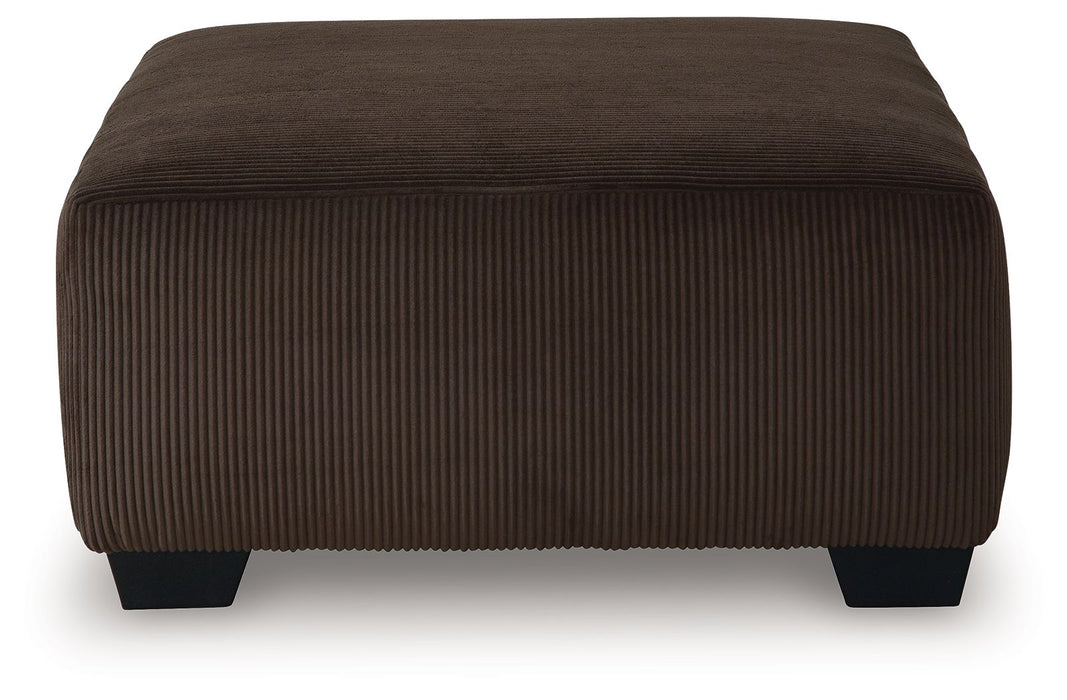 Kimlee - Chocolate - Oversized Accent Ottoman - Simple Home Plus