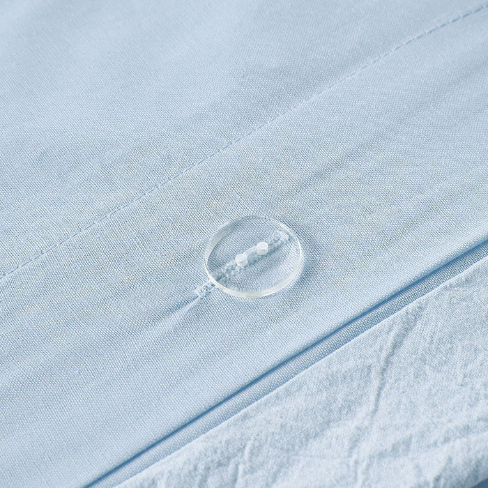 Brooklyn - King Duvet Cover Set - Blue - Simple Home Plus
